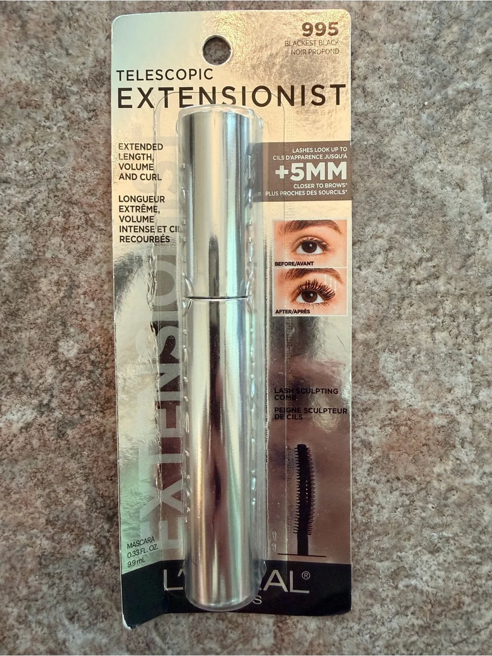 L'Oréal Telescopic Extensionist Mascara in Blackest Black